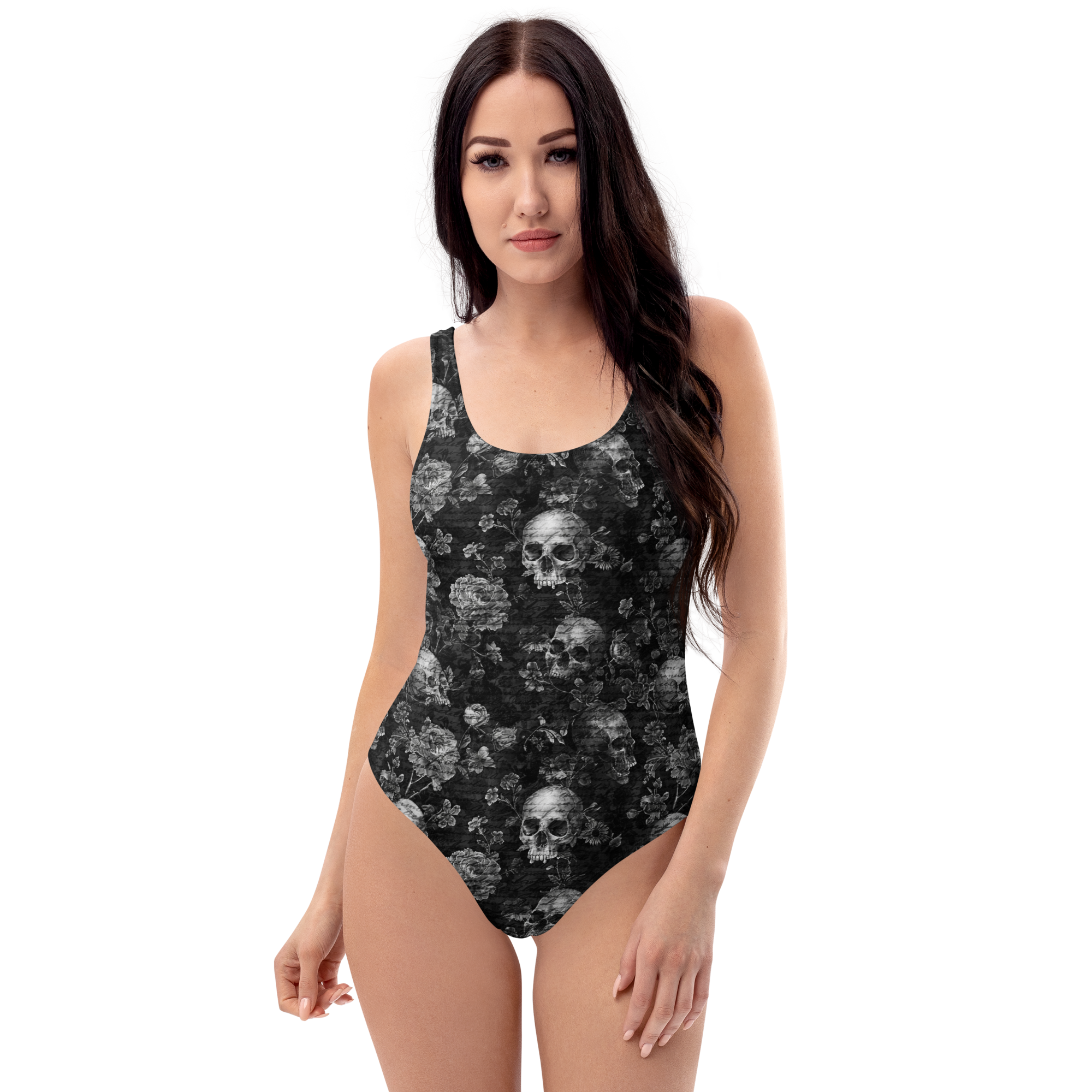 Yeah, I'm Goth One-Piece Swimsuit