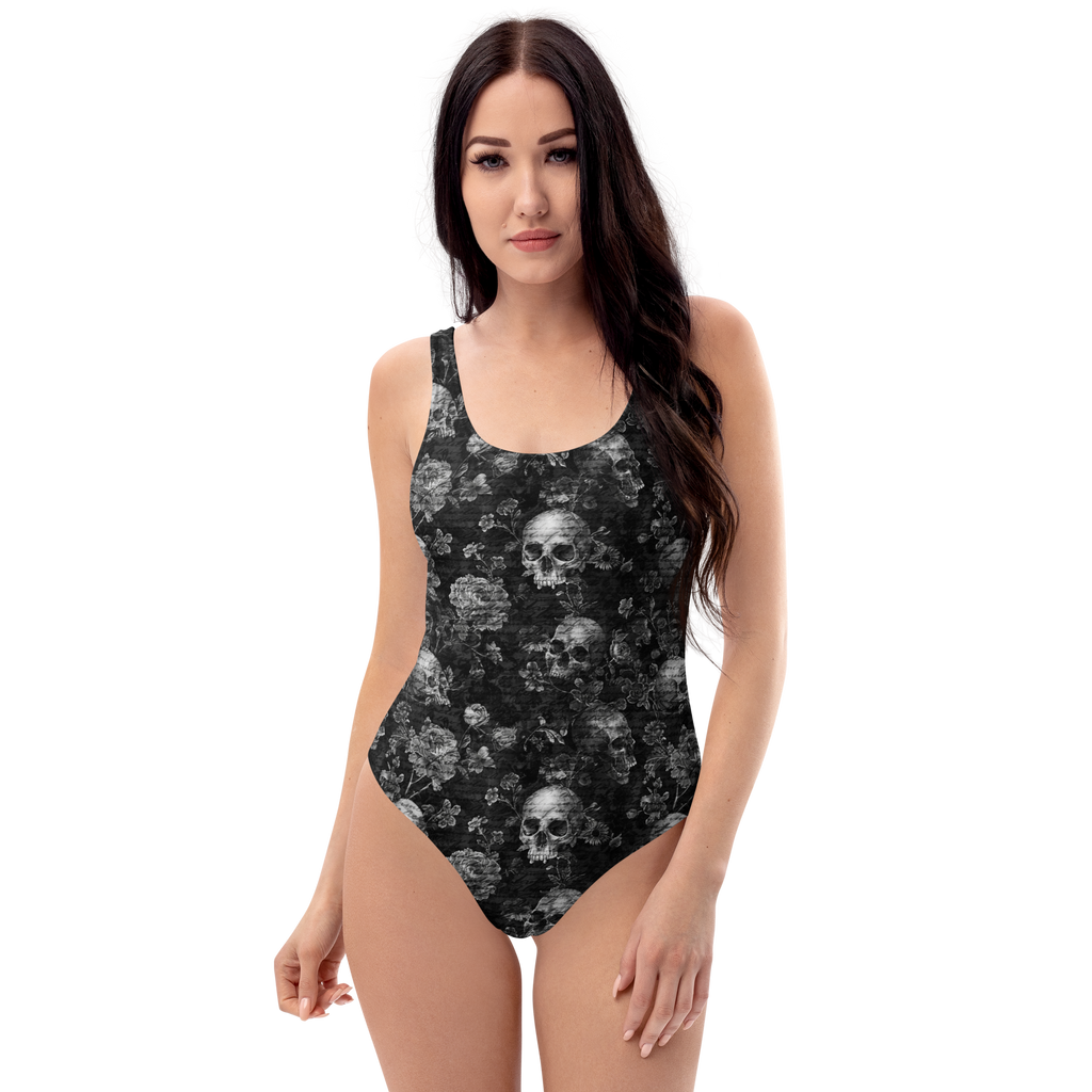 Yeah, I'm Goth One-Piece Swimsuit